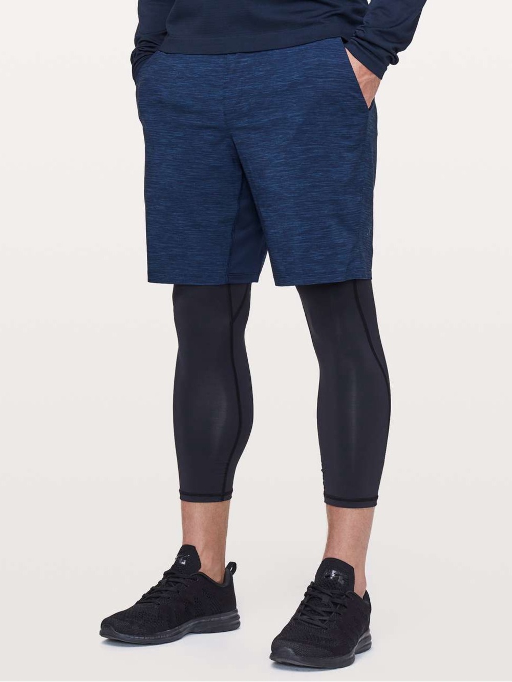 Lululemon T.H.E. Short *Linerless 9"Updated
•Heather Allover Iron Blue True Navy